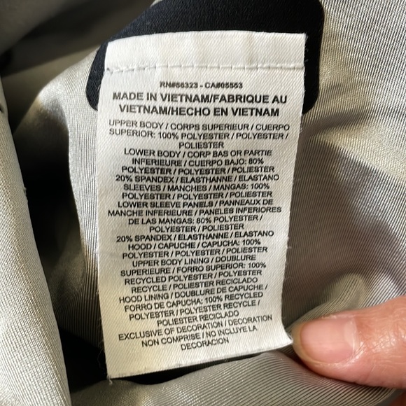 Nike running light coat beautiful black,fluorescent green, grey reflective - Picture 4 of 4